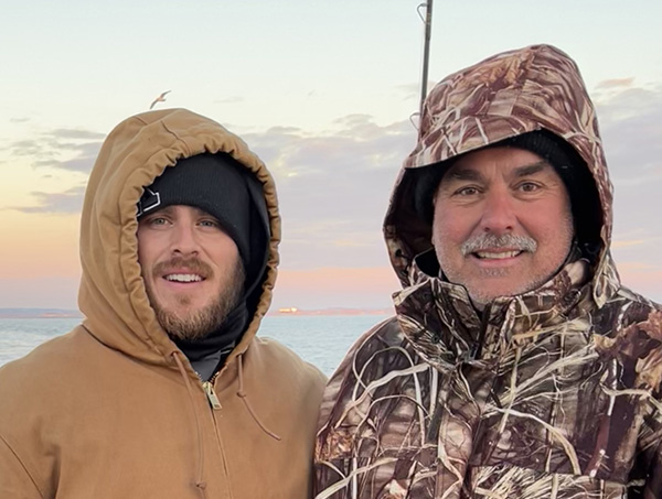 Matt and his father, Gary